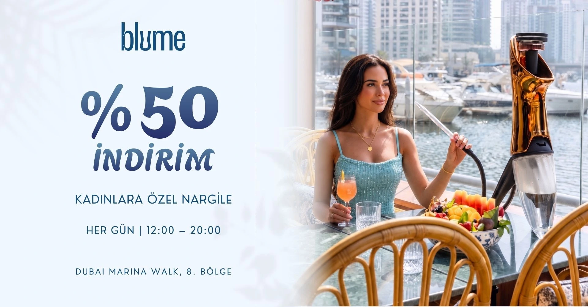 Dubai Marina Ladies Shisha Offer TR